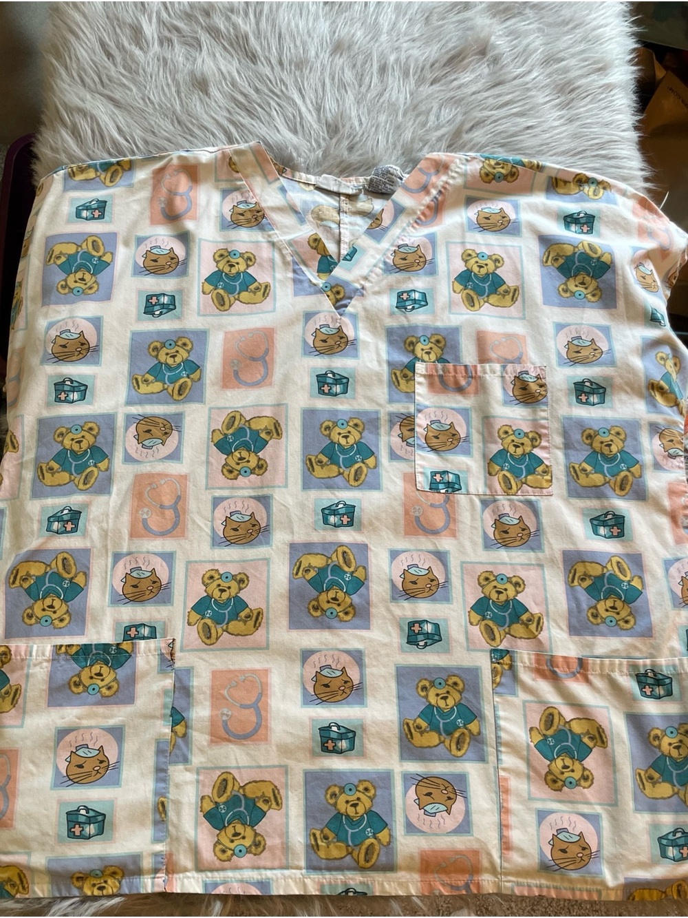🪶Vintage MHD Scrubs Scrub Top